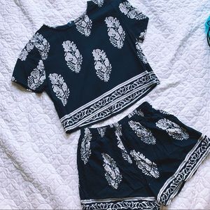 Free people two piece matching set